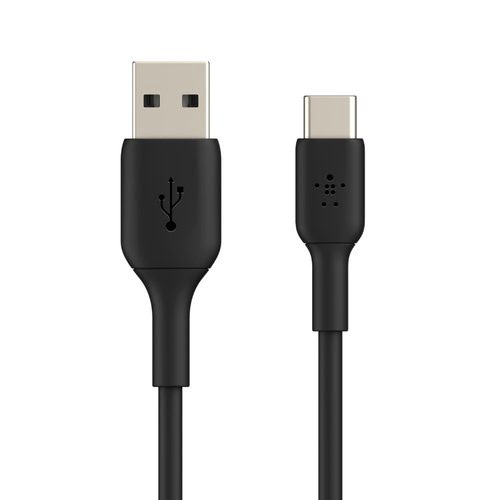 USB-A to USB-C Cable 1M Black - Achat / Vente sur grosbill-pro.com - 2