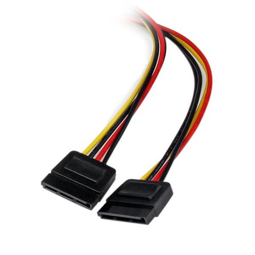 12" LP4 to 2x SATA Power Y Cable Adapter - Achat / Vente sur grosbill-pro.com - 2