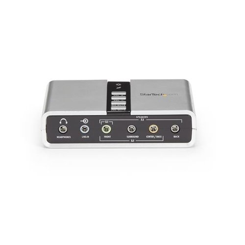 USB Audio Adapter External Sound Card - Achat / Vente sur grosbill-pro.com - 1