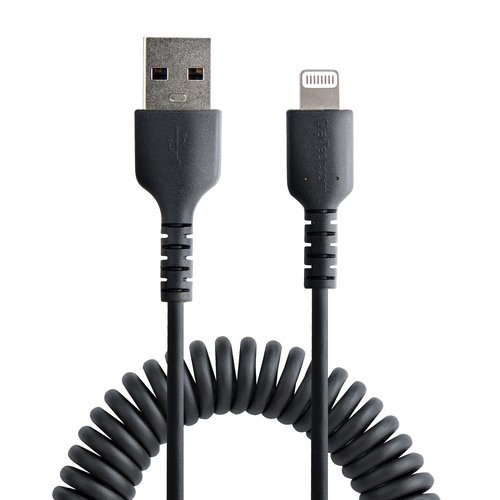 50cm/20in USB to Lightning Cable Coiled - Achat / Vente sur grosbill-pro.com - 2