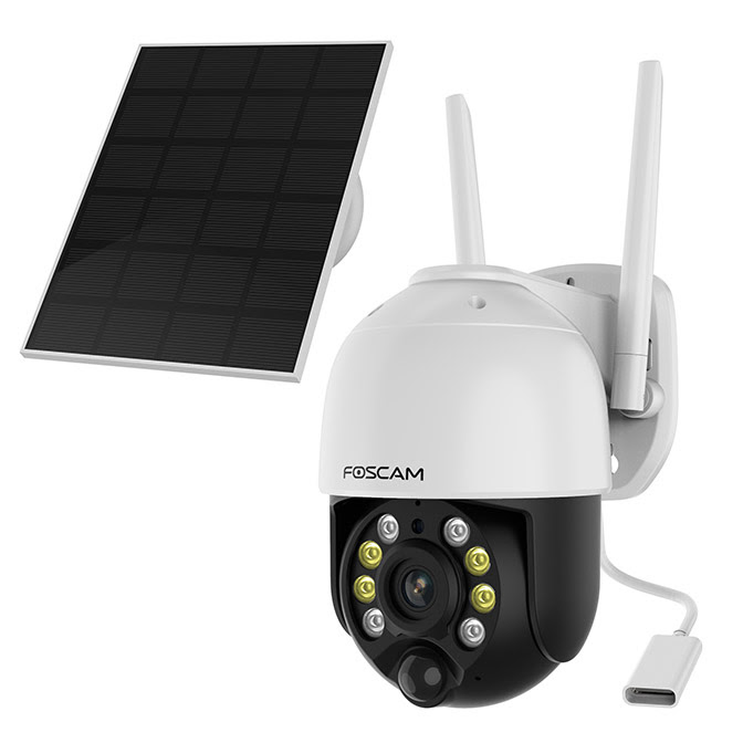 Foscam B4 WiFi Solar Battery Camera - 4MP/Pan/Tilt (B4) - Achat / Vente Caméra réseau sur grosbill-pro.com - 3