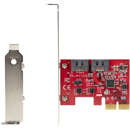 SATA PCIe Card 2 Ports 6Gbps SATA RAID - Achat / Vente sur grosbill-pro.com - 5