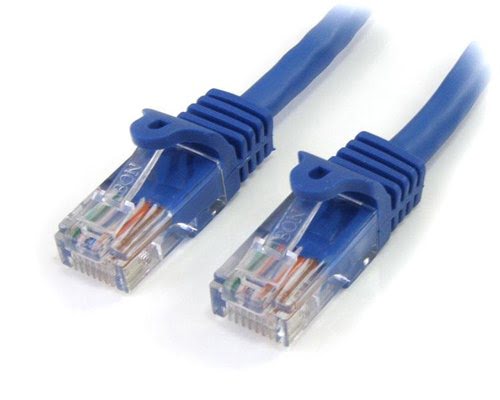 5m Blue Snagless UTP Cat5e Patch Cable - Achat / Vente sur grosbill-pro.com - 0