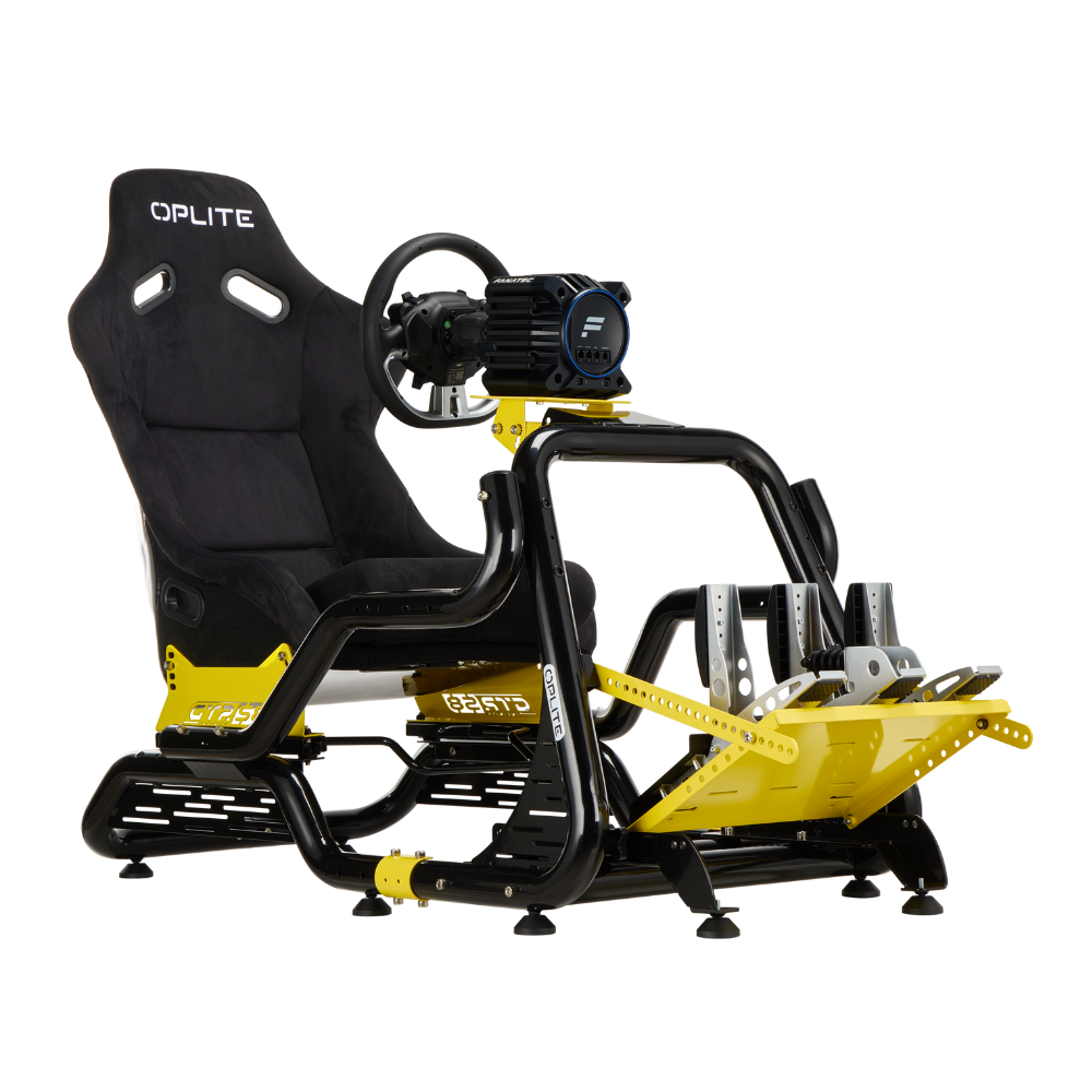 OPLITE GTR S8 Elite Force - Jaune (OP-GTR-EFY(S8)) - Achat / Vente Chassis Simracing sur grosbill-pro.com - 2