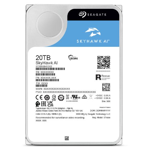 SKYHAWK AI 20TB 5YRS WARRANTY - Achat / Vente sur grosbill-pro.com - 1