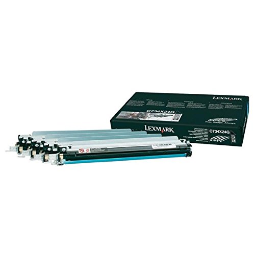 Pack 4 photconducteurs 20K Pages - C734X24G pour imprimante  Lexmark - 0