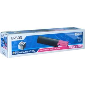 Toner Magenta 4000 pages - C13S050188 pour imprimante Laser Epson - 0