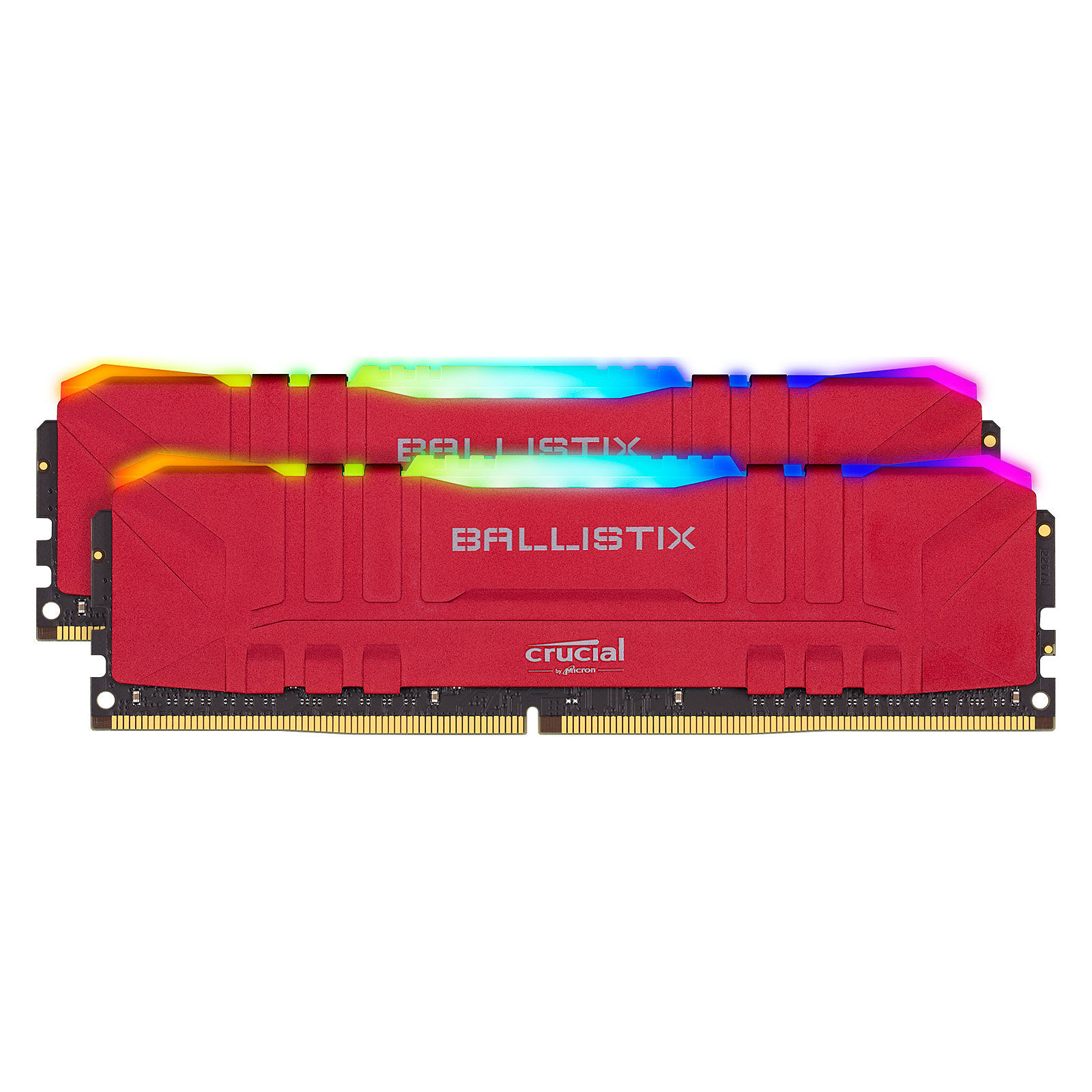 Ballistix Red RGB 16Go (2x8Go) DDR4 3200MHz - Mémoire PC Ballistix sur grosbill-pro.com - 0