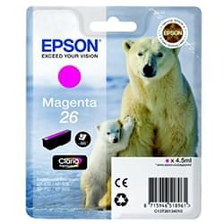 Grosbill Consommable imprimante Epson Cartouche d'encre Magenta 26 - T2613