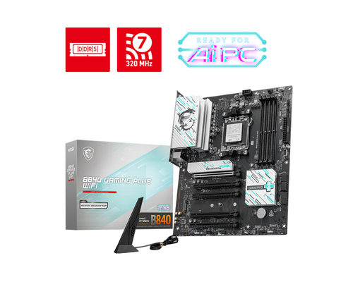 Grosbill Carte mère MSI B840 GAMING PLUS WIFI - B840/AM5/DDR5/ATX