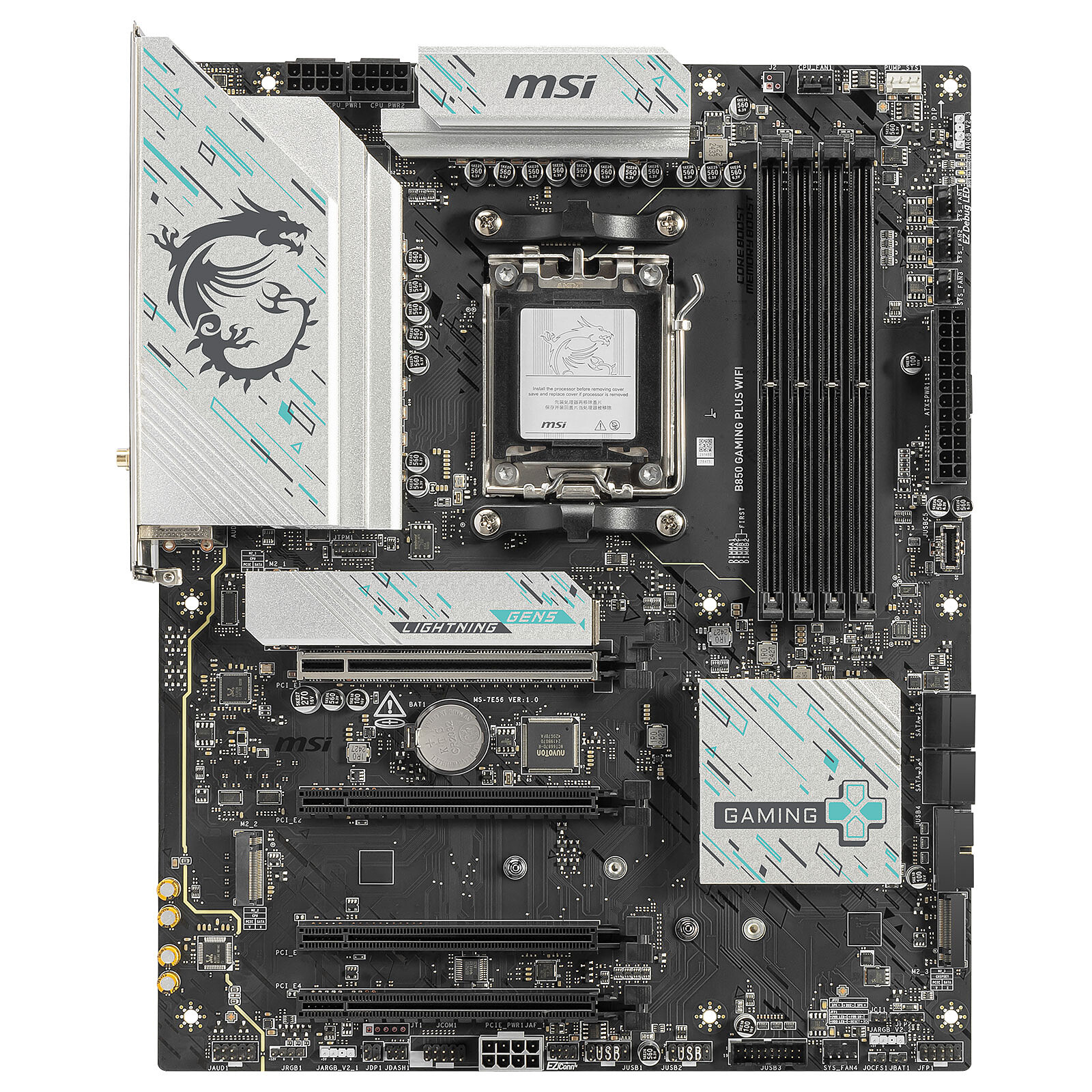 MSI B850 GAMING PLUS WIFI ATX  - Carte mère MSI - grosbill-pro.com - 2