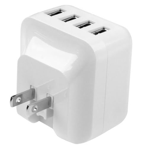 4-Port USB Wall Charger 34W/6.8A - Achat / Vente sur grosbill-pro.com - 1