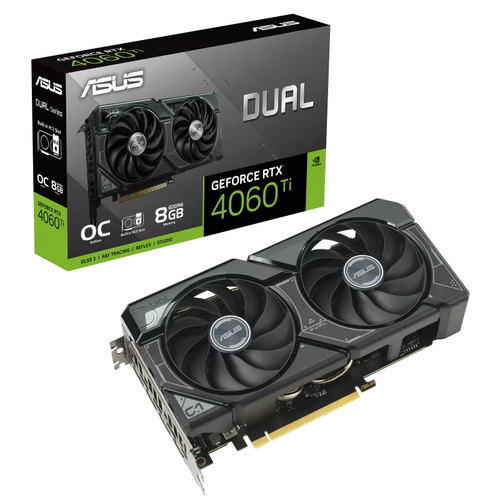 Dual GeForce RTX 4060 Ti SSD OCD Edition 8 Go GDDR6