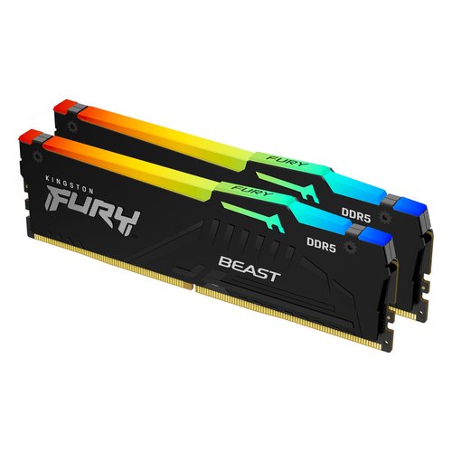 Kingston Fury Beast RGB  (2x16Go DDR5 5600 PC44800) - Mémoire PC Kingston sur grosbill-pro.com - 0