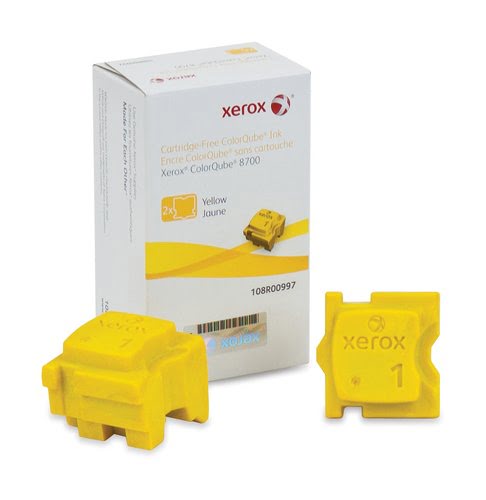ColorQube 8700 Solid Ink Yellow 4200p - Achat / Vente sur grosbill-pro.com - 0