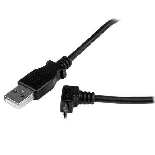 2m USB to Up Angle Micro USB Cable - Achat / Vente sur grosbill-pro.com - 1