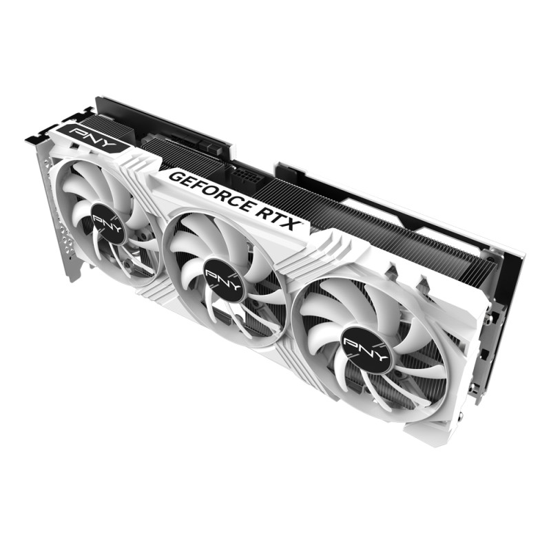 PNY RTX 4070 Ti SUPER 16G VERTO OC Triple Fan Blanc - Carte graphique - 2