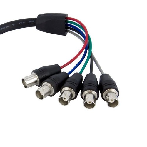 VGA to 5 BNC Monitor Cable - Achat / Vente sur grosbill-pro.com - 1