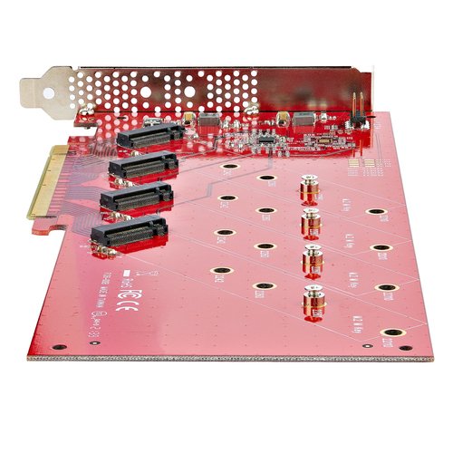 QUAD M.2 PCIE SSD ADAPTER CARD - Achat / Vente sur grosbill-pro.com - 3