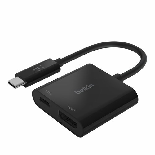 Adaptateur USB-C HDMI 60W - Accessoire PC portable Belkin - 0