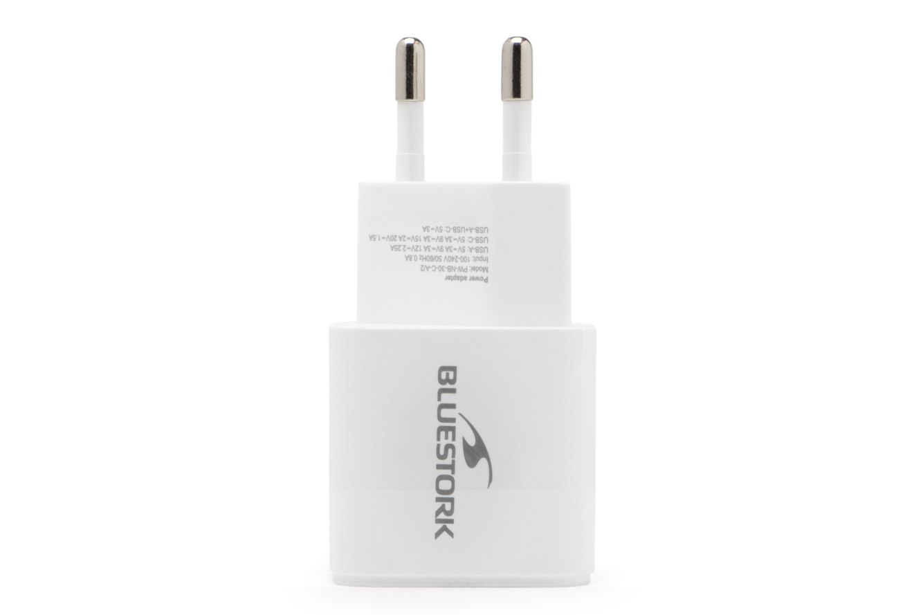 Bluestork Chargeur USB-C PD 3.0 30W v2 (PW-NB-30-C-A/2) - Achat / Vente Accessoire alimentation sur grosbill-pro.com - 0