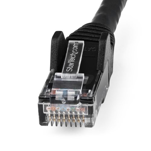 50cm LSZH CAT6 Ethernet Cable - Black - Achat / Vente sur grosbill-pro.com - 1