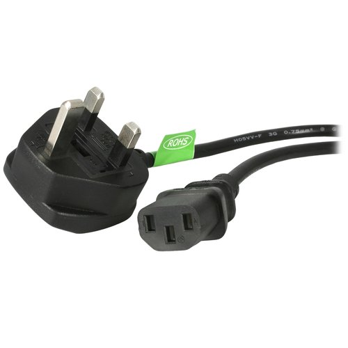 3m UK Power Cord - 3 Pin Mains Lead - Achat / Vente sur grosbill-pro.com - 0