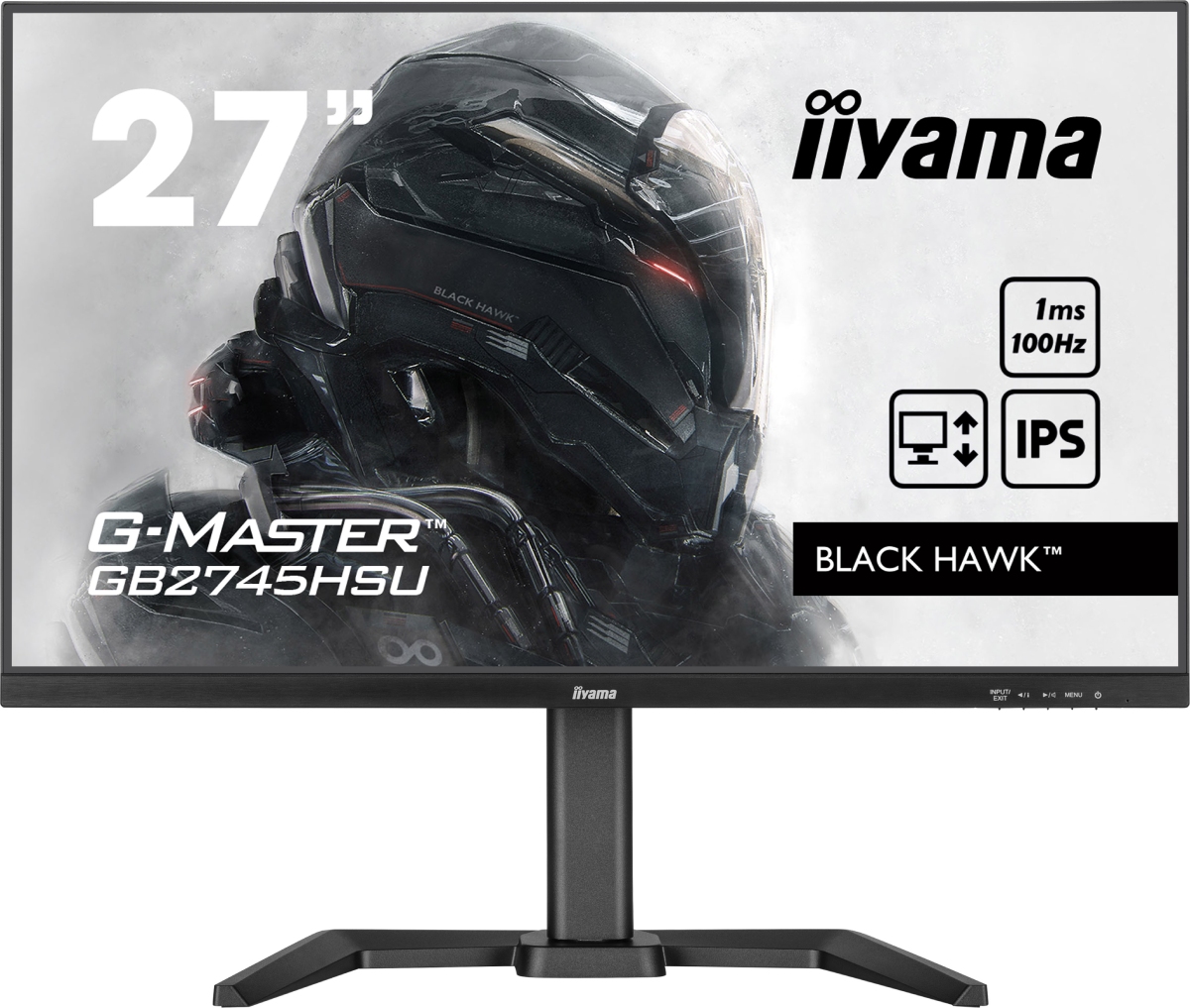 Iiyama 27"  GB2745HSU-B1 - Ecran PC Iiyama - grosbill-pro.com - 0