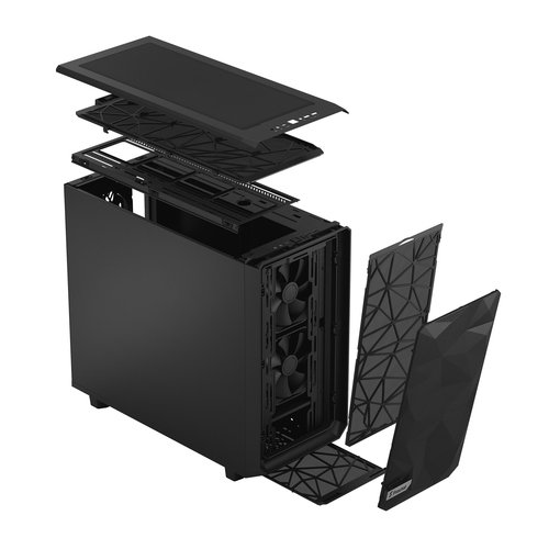 Fractal Design Meshify 2 Black Solid Midi-Tower, schwarz - Achat / Vente sur grosbill-pro.com - 21