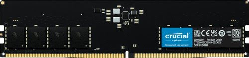 Grosbill Mémoire PC Crucial 16GB DDR5-4800 UDIMM CL40 16Gbit