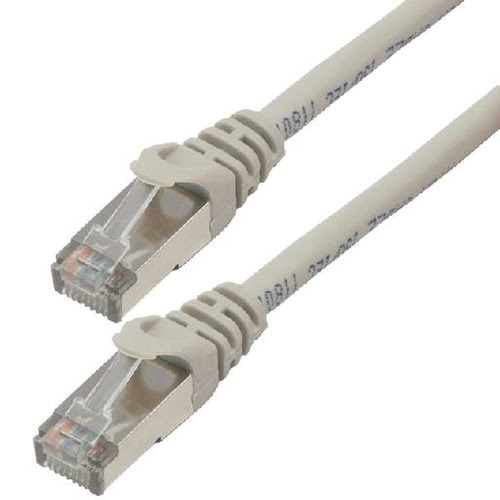 Câble réseau Cat.6A S/FTP Gris LSZH - 3m - Connectique réseau - 0