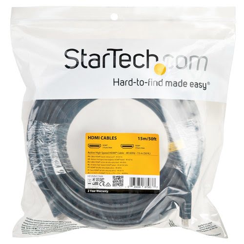 HDMI Cable - Active - 4K 60Hz 15m CL2 - Achat / Vente sur grosbill-pro.com - 2