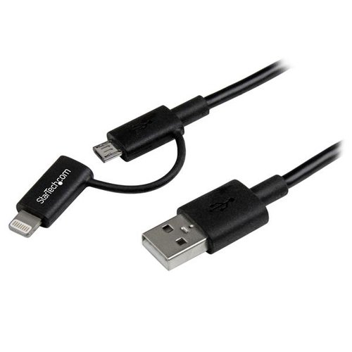 1m Ligthning or Micro USB to USB Cable - Achat / Vente sur grosbill-pro.com - 0