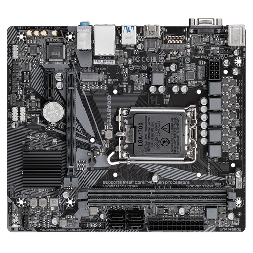 Gigabyte H610M H V3 DDR4 Micro-ATX  - Carte mère Gigabyte - 11