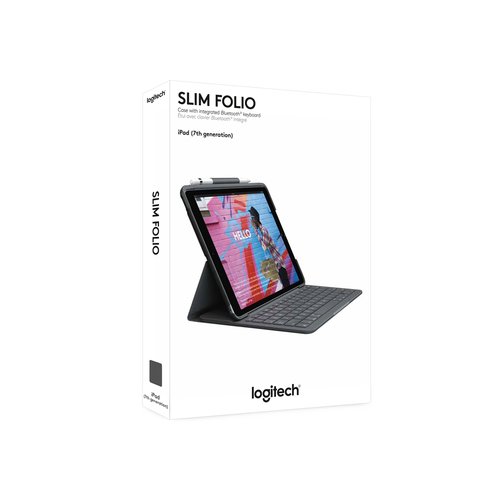 Slim Folio for iPad 7th Gen Graphite FR - Achat / Vente sur grosbill-pro.com - 11