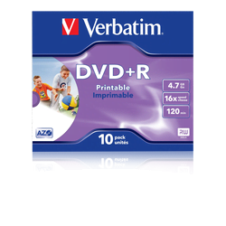 Grosbill Consommable stockage Verbatim DataLifePlus - DVD+R x 10 - 4.7 Go