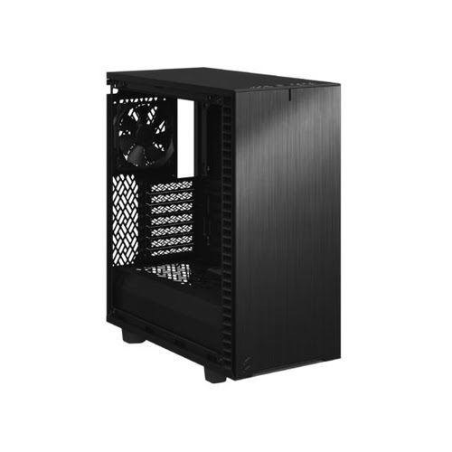 Fractal Design Define 7 Compact Black Midi-Tower - gedÃ¤mmt, schwarz - Achat / Vente sur grosbill-pro.com - 1