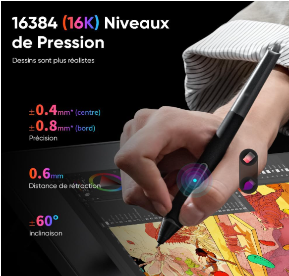 XPPEN Artist Pro 14 Gen 2/5080LPI/14"/Noir - Tablette graphique - 1