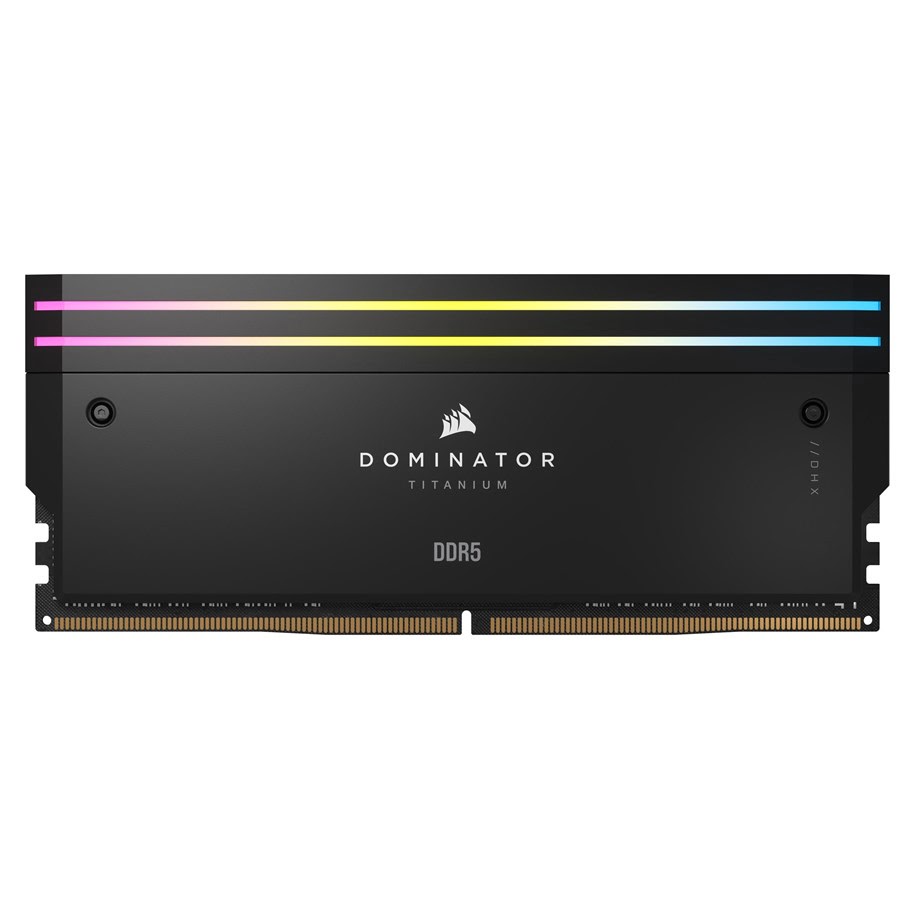 Corsair Dominator Titanium RGB 64Go (2x32Go) DDR5 6600MHz - Mémoire PC Corsair sur grosbill-pro.com - 1