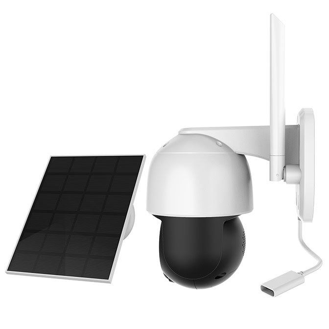 Foscam B4 WiFi Solar Battery Camera - 4MP/Pan/Tilt (B4) - Achat / Vente Caméra réseau sur grosbill-pro.com - 2