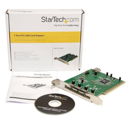 7 Port PCI USB Card Adapter - Achat / Vente sur grosbill-pro.com - 4