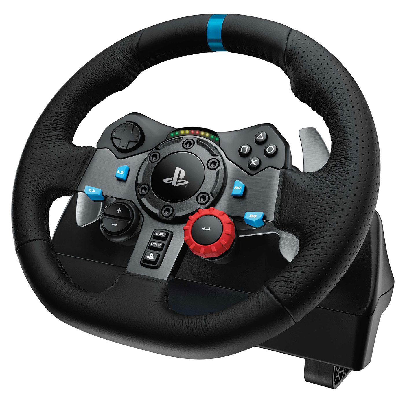 Logitech  Volant G29 Driving Force (PlayStation 3/4 & PC) (941-000112) - Achat / Vente Base de volant Simracing sur grosbill-pro.com - 1