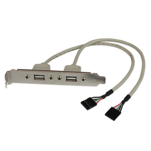 Grosbill Carte réseau StarTech 2 Port USB A Slot Plate Adapter
