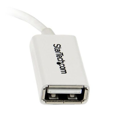 5in White Micro USB to USB OTG Adapter - Achat / Vente sur grosbill-pro.com - 2