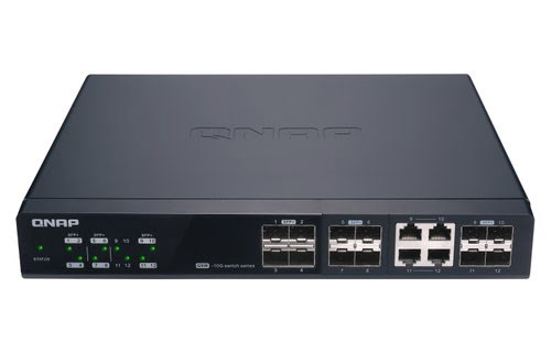 QSW-M1204-4C 8 port 10GbE SFP+4 port - Achat / Vente sur grosbill-pro.com - 1