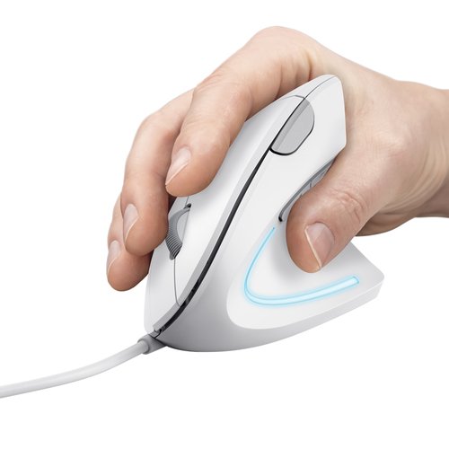 VERTO WIRED ERGO MOUSE WHITE - Achat / Vente sur grosbill-pro.com - 1