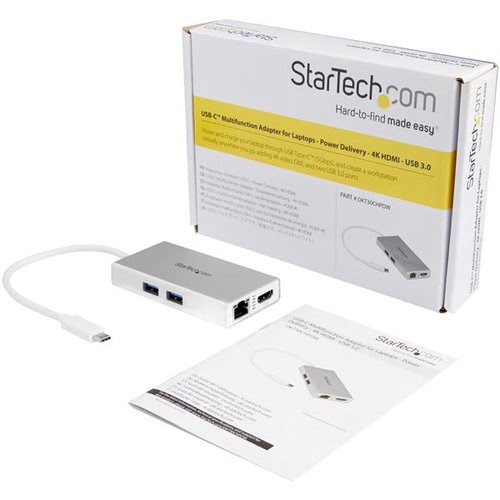 USB C Multiport Adapter - PD - Silver - Achat / Vente sur grosbill-pro.com - 6