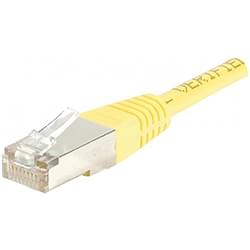 Patch RJ45 cat6 FTP 30cm Jaune