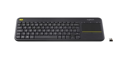 WIRELESS TOUCH KEYBOARD K400+ - Achat / Vente sur grosbill-pro.com - 1