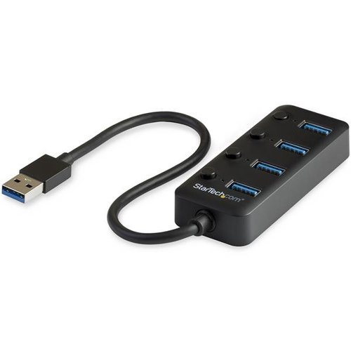 Hub - USB 3 4-Port with On/Off Switches - Achat / Vente sur grosbill-pro.com - 0